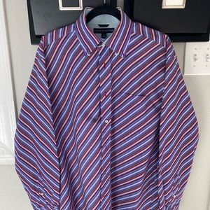 DKNY Mens Button Down Dress Shirt